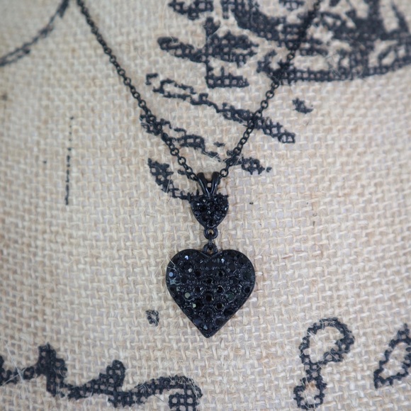 Express Jewelry - Black rhinestone necklace from Express.